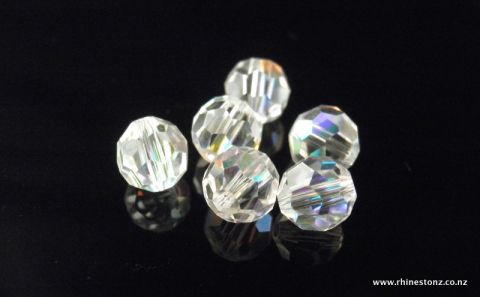 Preciosa Round Art 5000 Crystal AB 6mm